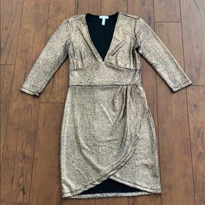 Leith Metallic Dress